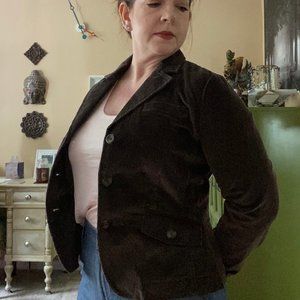 GUC Talbots Brown Corduroy Blazer 6P